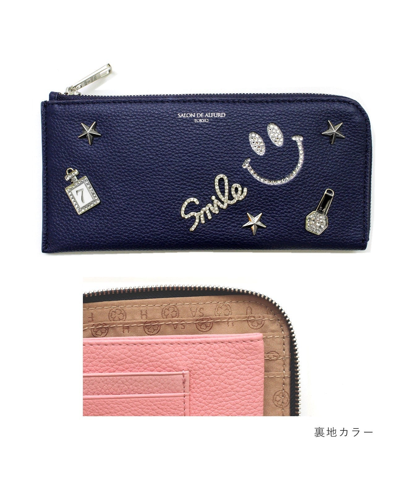 Luxuce L-shaped zipper Long Wallet, Spanish Leather Edition 1302-sc