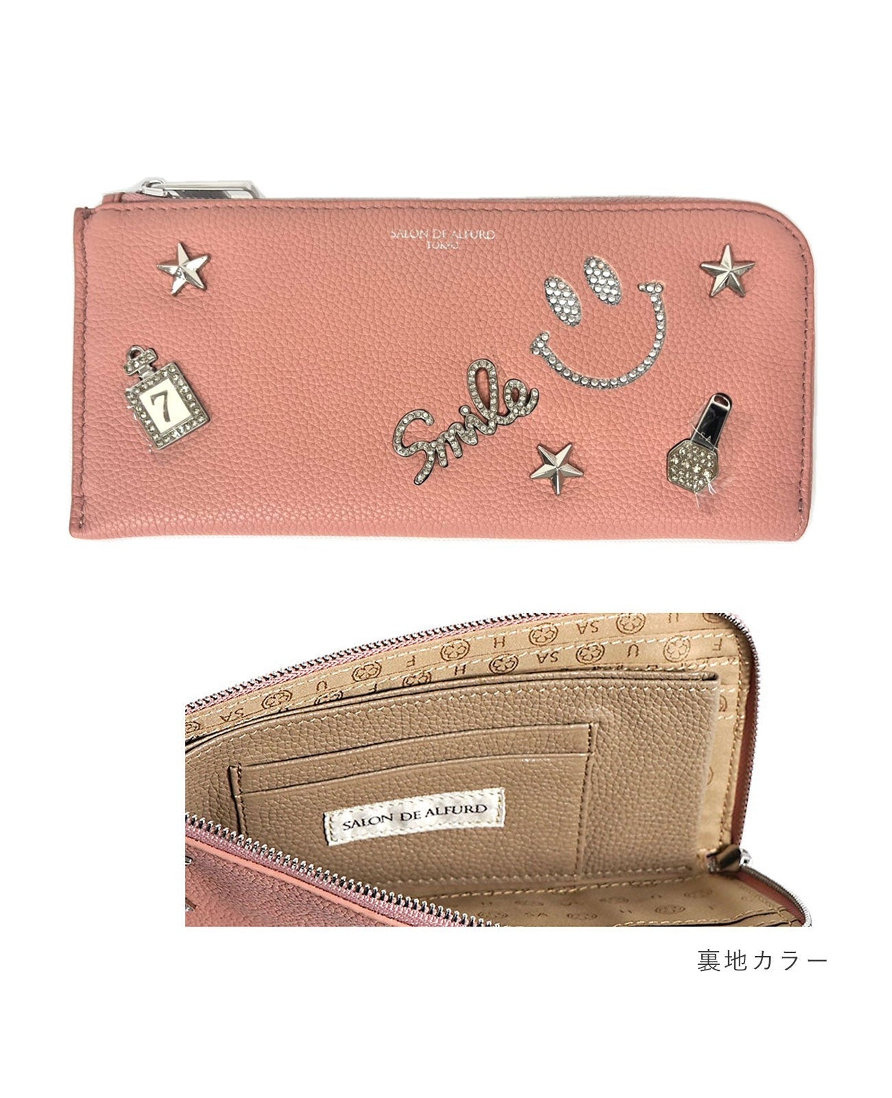 Luxuce L-shaped zipper Long Wallet, Spanish Leather Edition 1302-sc