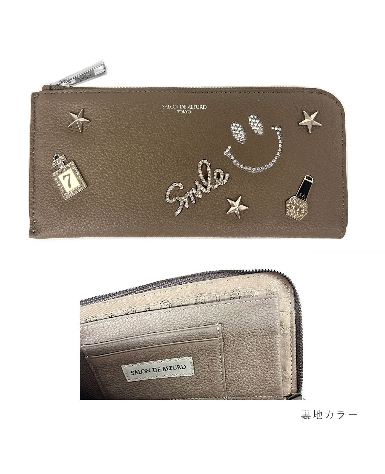 Luxuce L-shaped zipper Long Wallet, Spanish Leather Edition 1302-sc