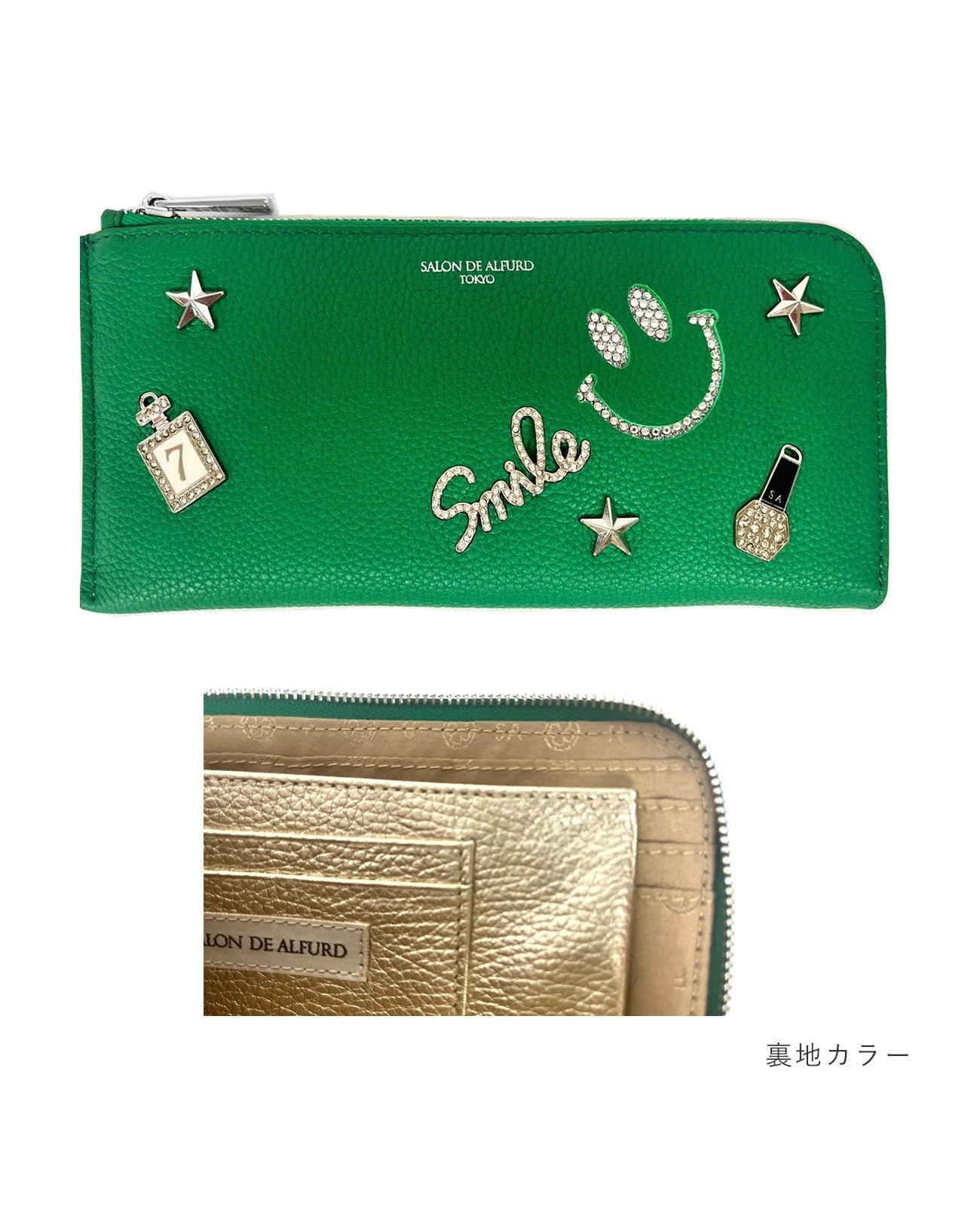Luxuce L-shaped zipper Long Wallet, Spanish Leather Edition 1302-sc