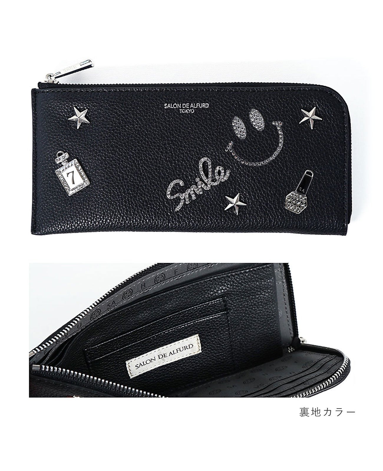 Luxuce L-shaped zipper Long Wallet, Spanish Leather Edition 1302-sc