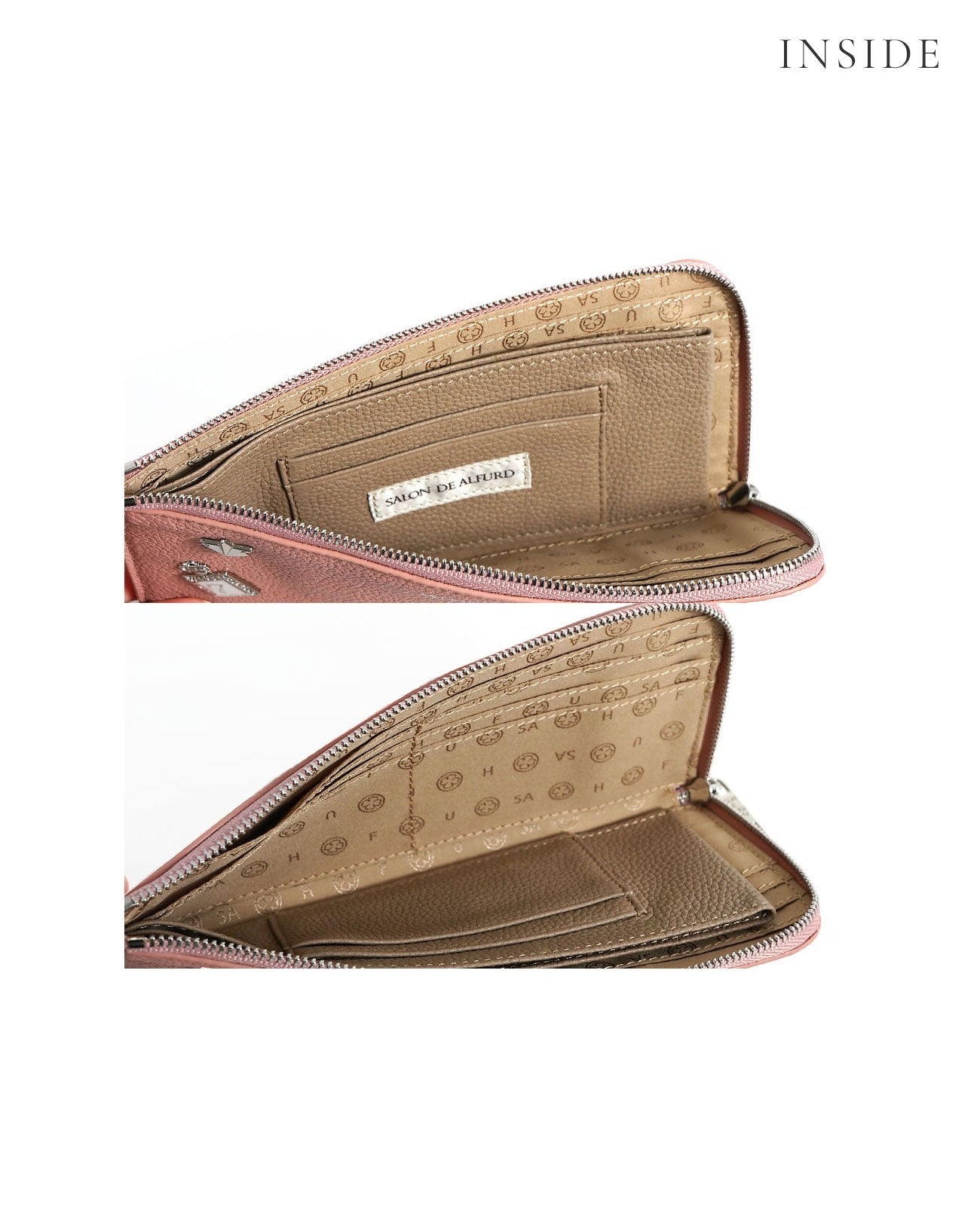 Luxuce L-shaped zipper Long Wallet, Spanish Leather Edition 1302-sc