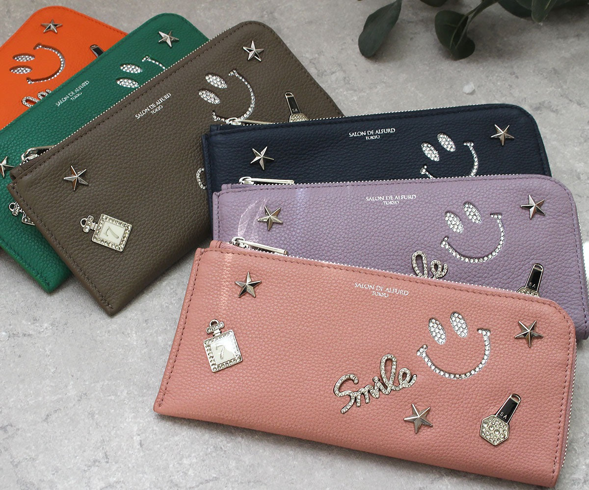 Luxuce L-shaped zipper Long Wallet, Spanish Leather Edition 1302-sc