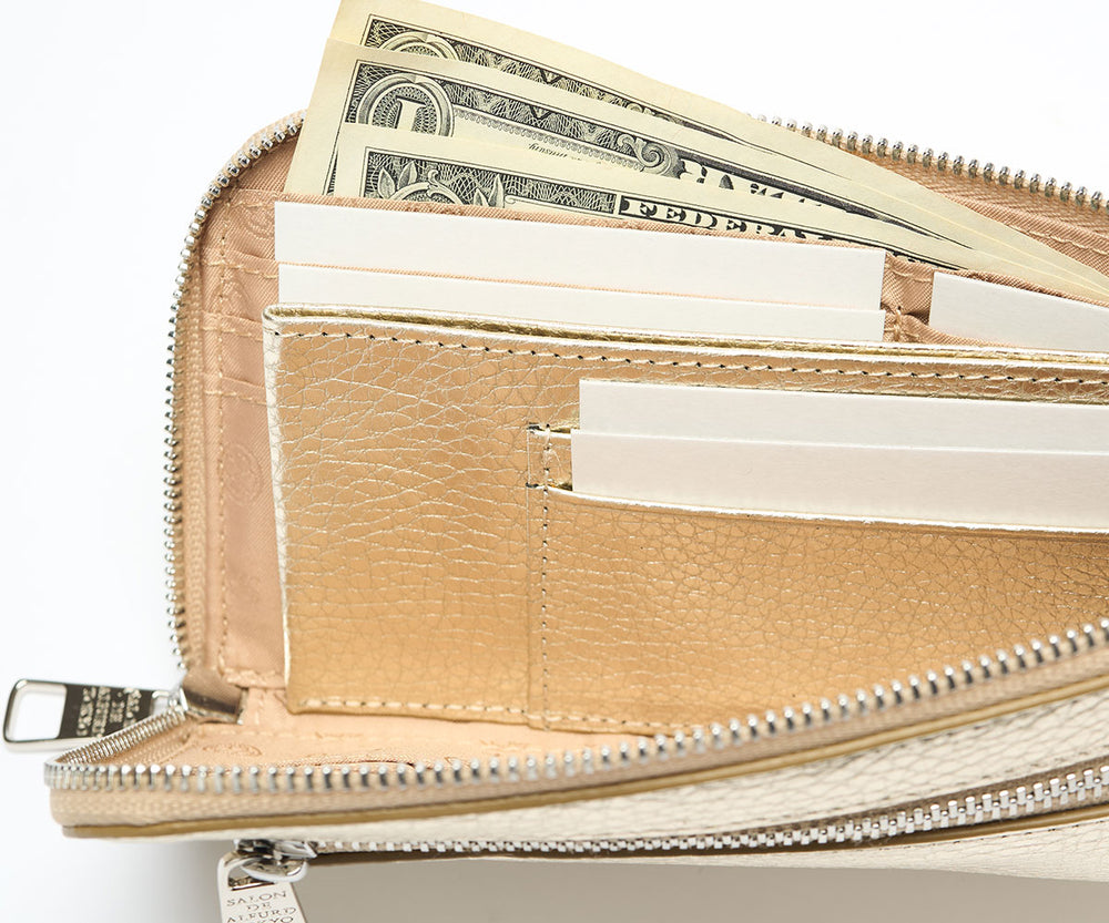 SA Logo L-Zip Long Wallet 1820-sa