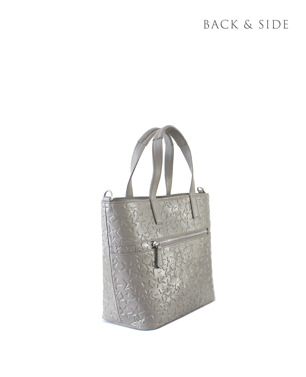Jaguzi Tote Bag S – Star-Embossed Leather Version 1608-st