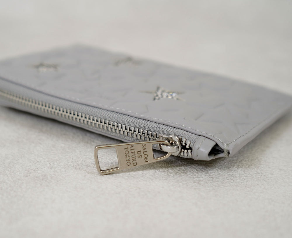 Three-Star L-Shaped Mini Wallet – Elite Leather Version 1663-el