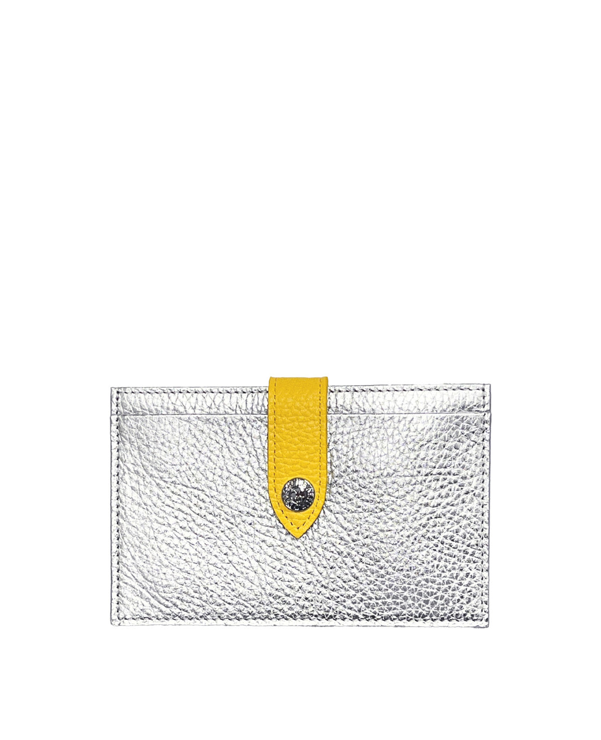 Mini Fragment Wallet With Flap, Italian Shrink Embossed Leather Edition 1772-it