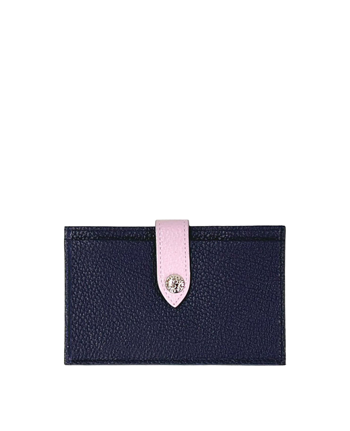 Mini Fragment Wallet With Flap, Italian Shrink Embossed Leather Edition 1772-it