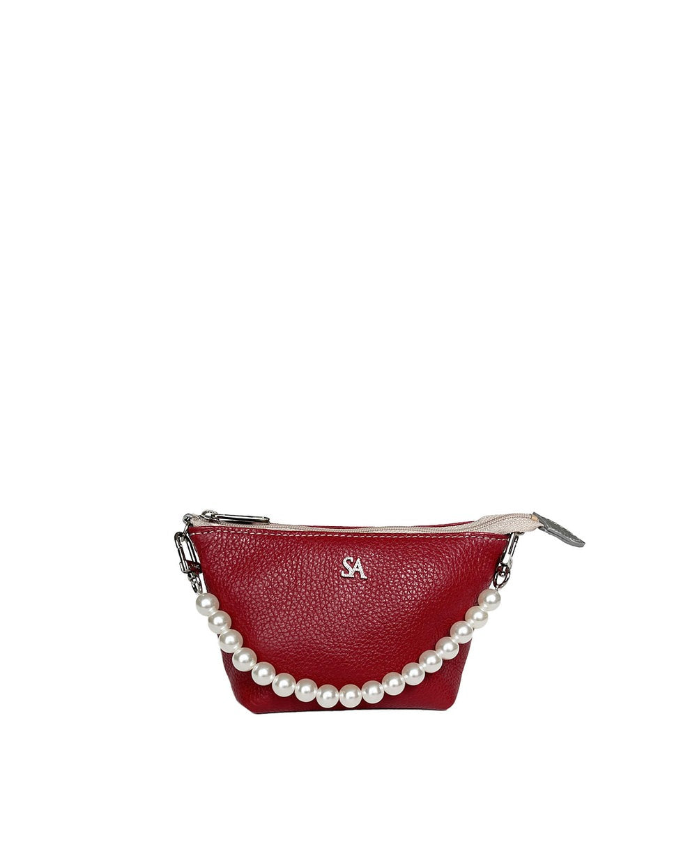 Pouch with Pearl Handle – SA Logo 1738-sa