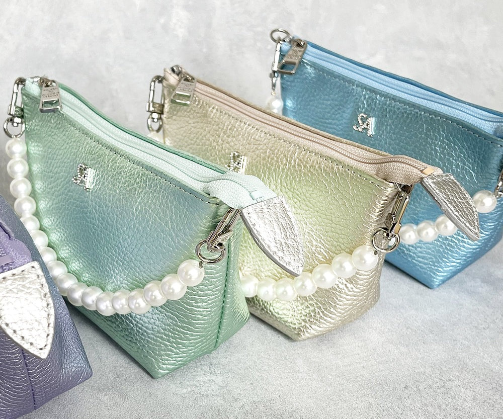 Pouch with Pearl Handle – SA Logo 1738-sa