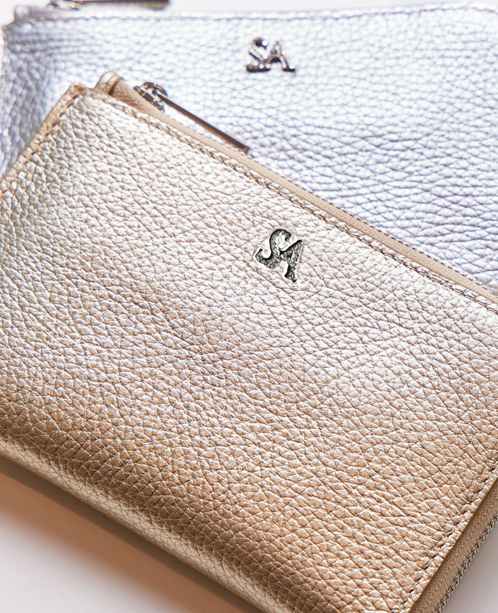 SA Logo L-Zip Mini Wallet 1819-sa