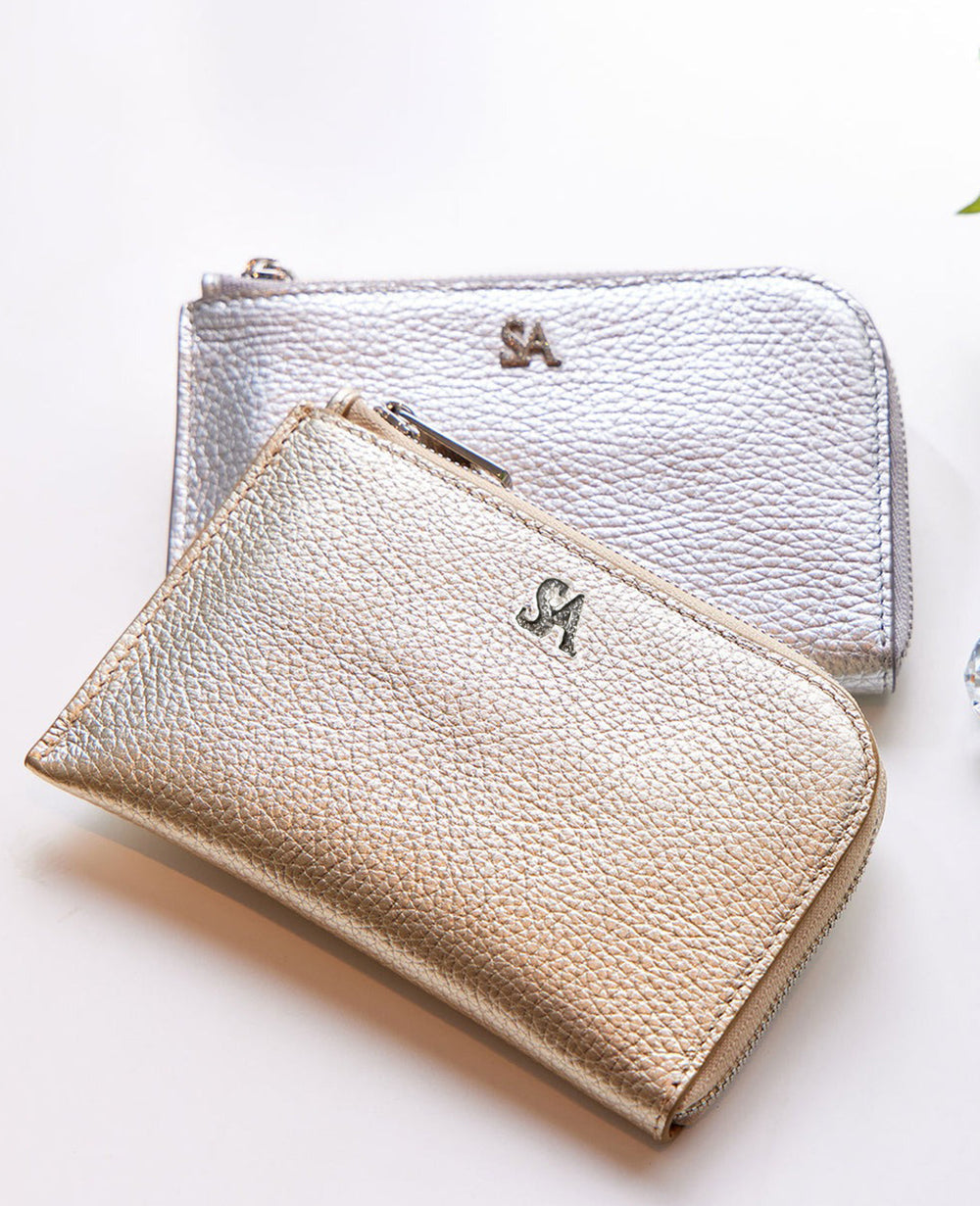 SA Logo L-Zip Mini Wallet 1819-sa