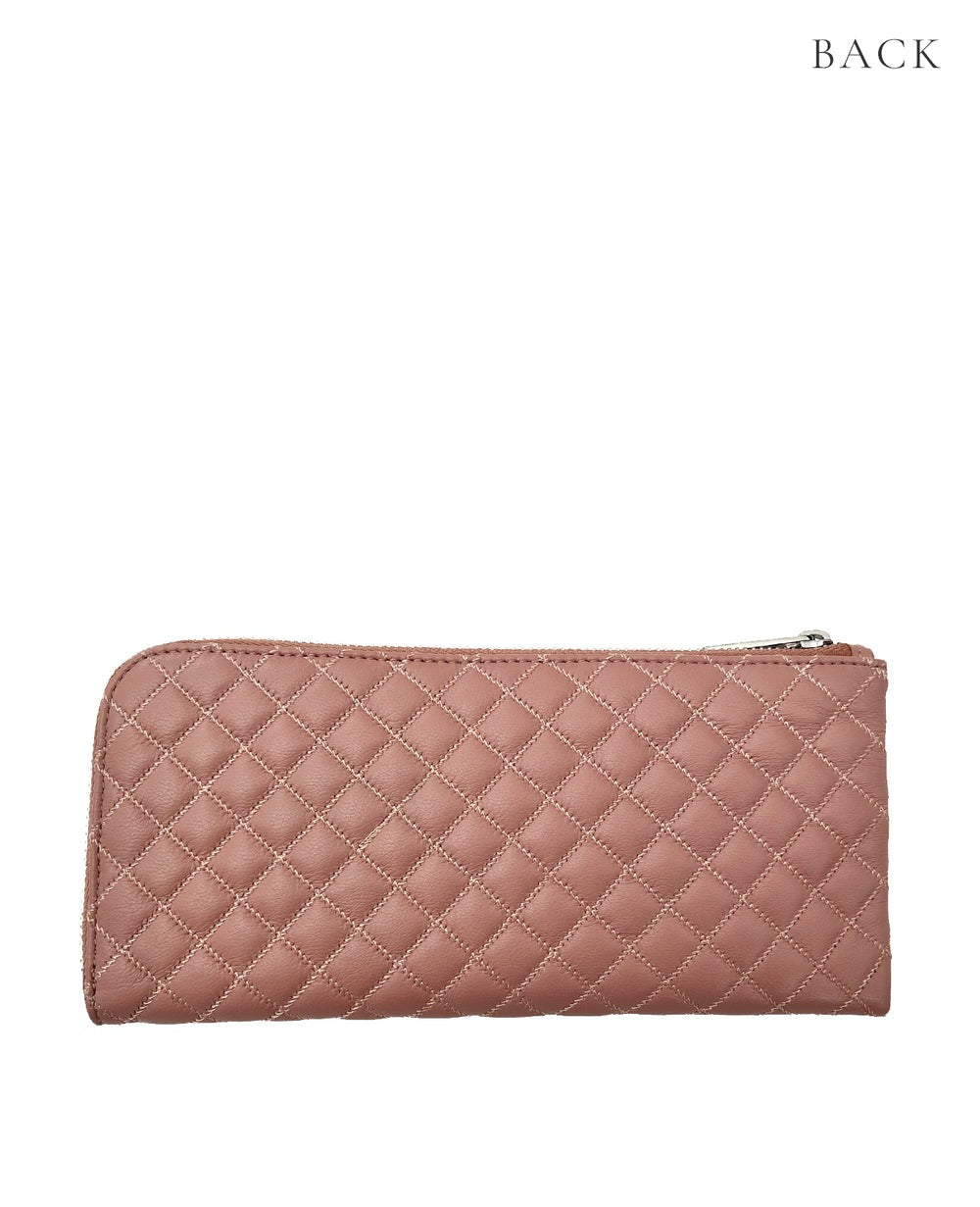 Tenera L-Shaped Zip Long Wallet with SA Logo 1820stn-sa