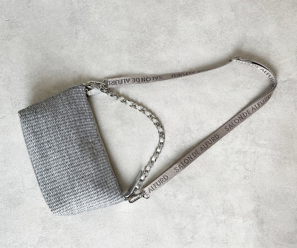 Carry Raffia-Style 2-Way Basket Pochette 1866-ra