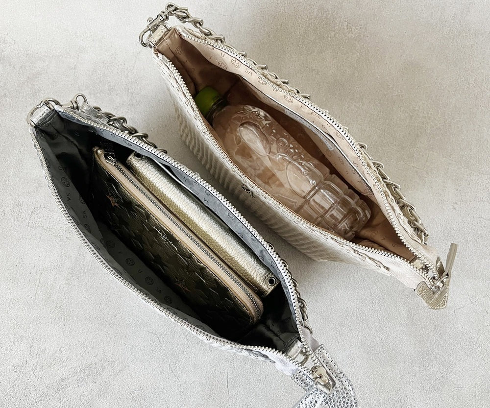 Carry Raffia-Style 2-Way Basket Pochette 1866-ra