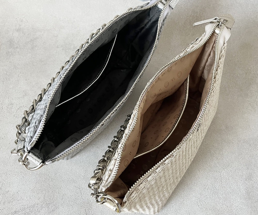 Carry Raffia-Style 2-Way Basket Pochette 1866-ra