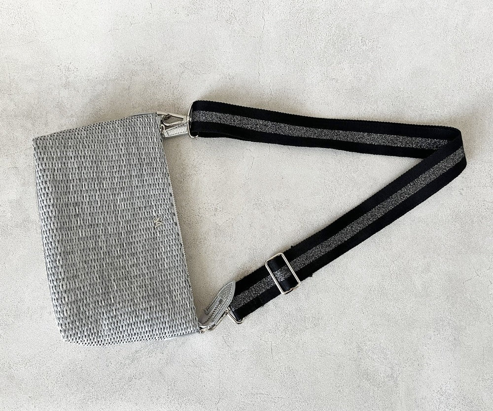 Carry Raffia-Style 2-Way Basket Pochette 1866-ra