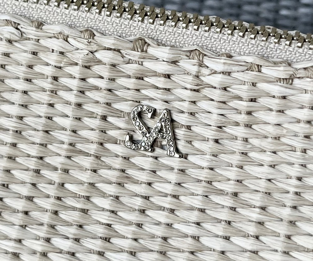 Carry Raffia-Style 2-Way Basket Pochette 1866-ra