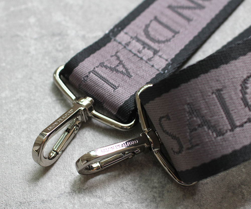 Wide Long Shoulder Bag with Front & Back Logo 1823