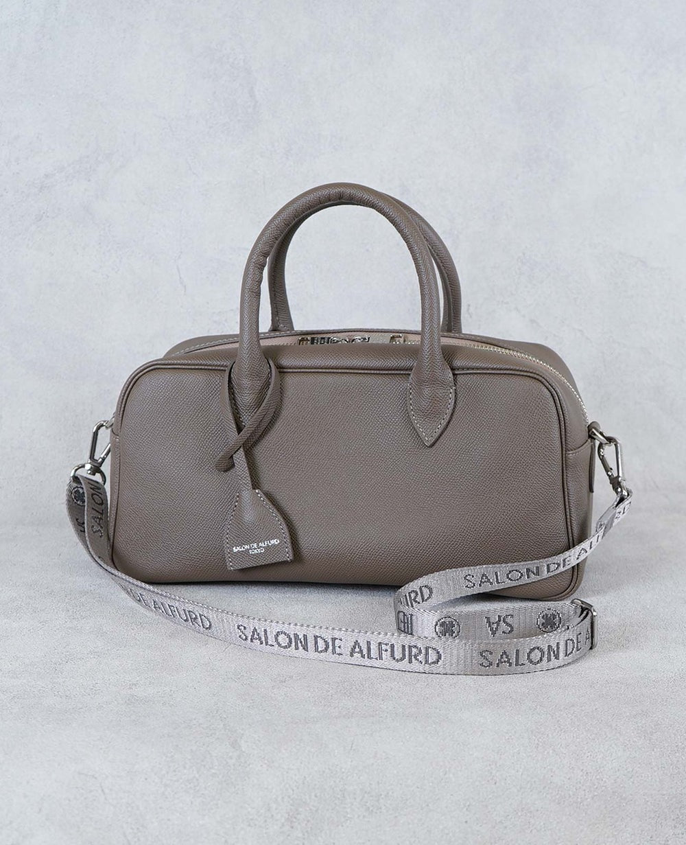 GAIEN East-West 2-Way Boston Bag in Grained Calfskin 1828-bx