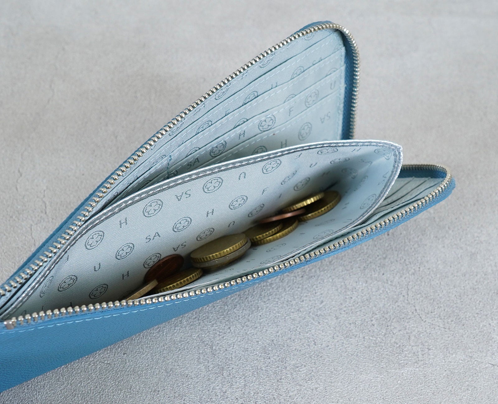 Bi-Fold Long Wallet 1855-bx