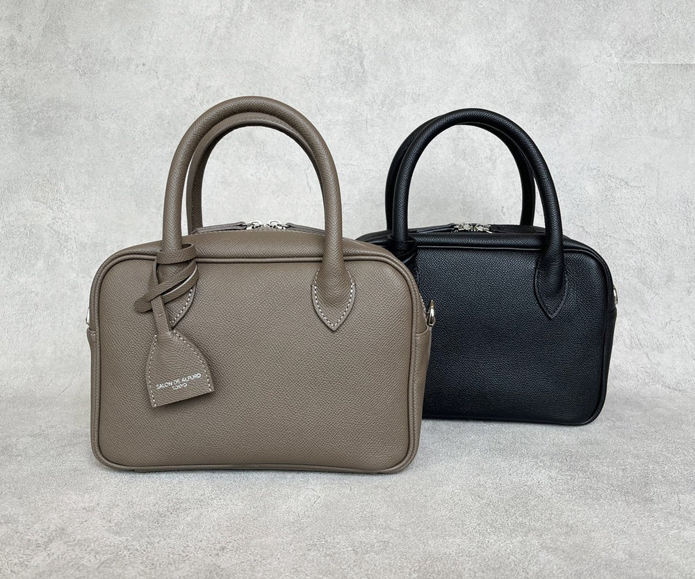 2-Way Boston Bag S Grainedin Grained Calfskin 1882-bx