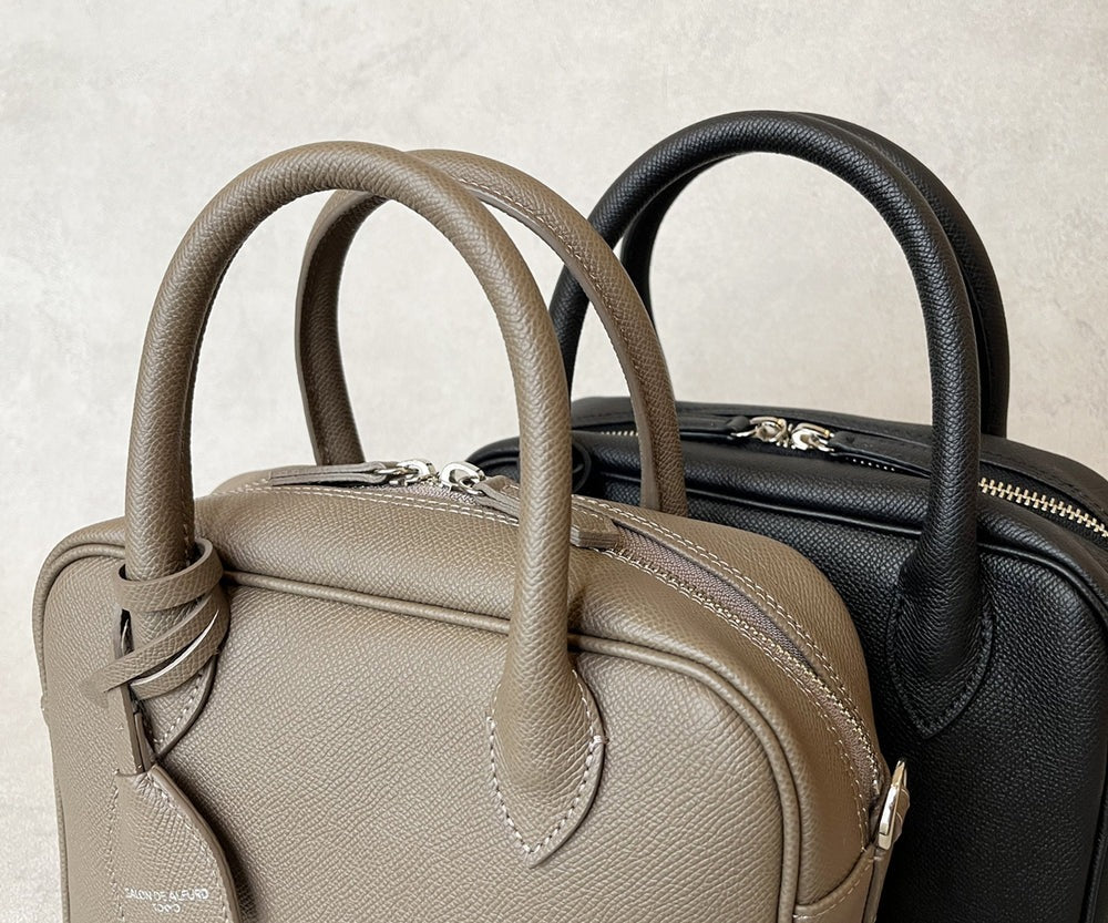 2-Way Boston Bag S Grainedin Grained Calfskin 1882-bx