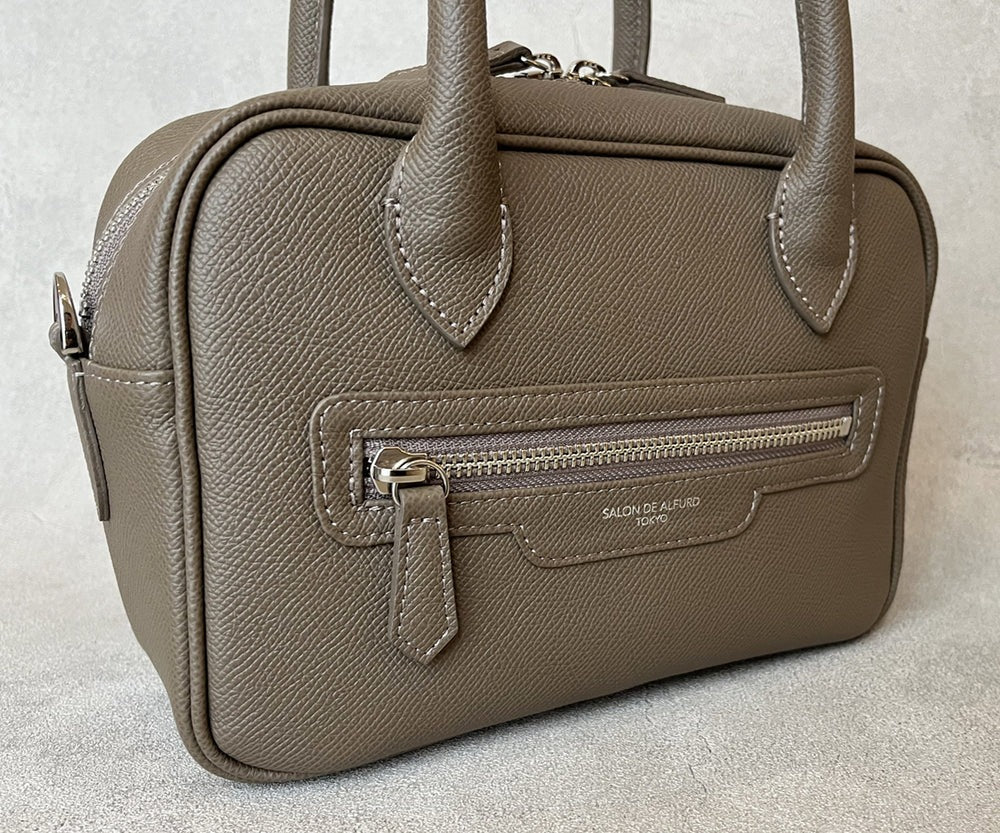2-Way Boston Bag S Grainedin Grained Calfskin 1882-bx