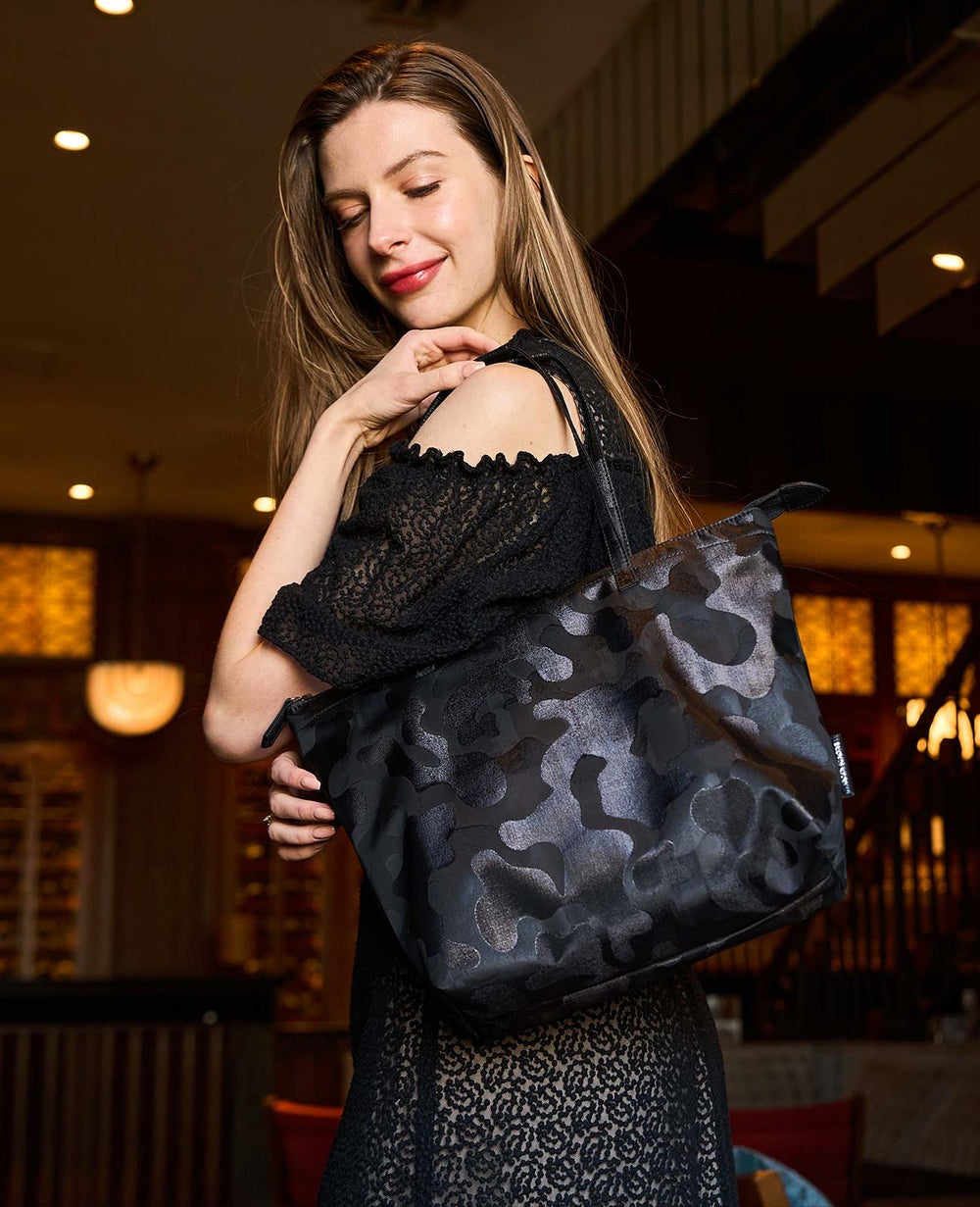 Marche de Sac ZIP Shopping Eco Bag S size Glitter Camouflage Ver. 1888