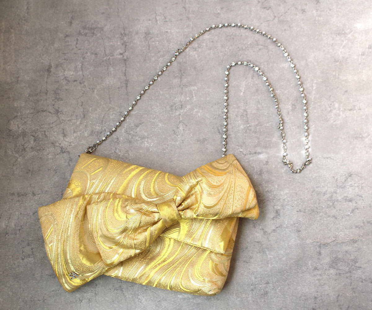 Nishijin-ori Draped 4-Way Bag 1890