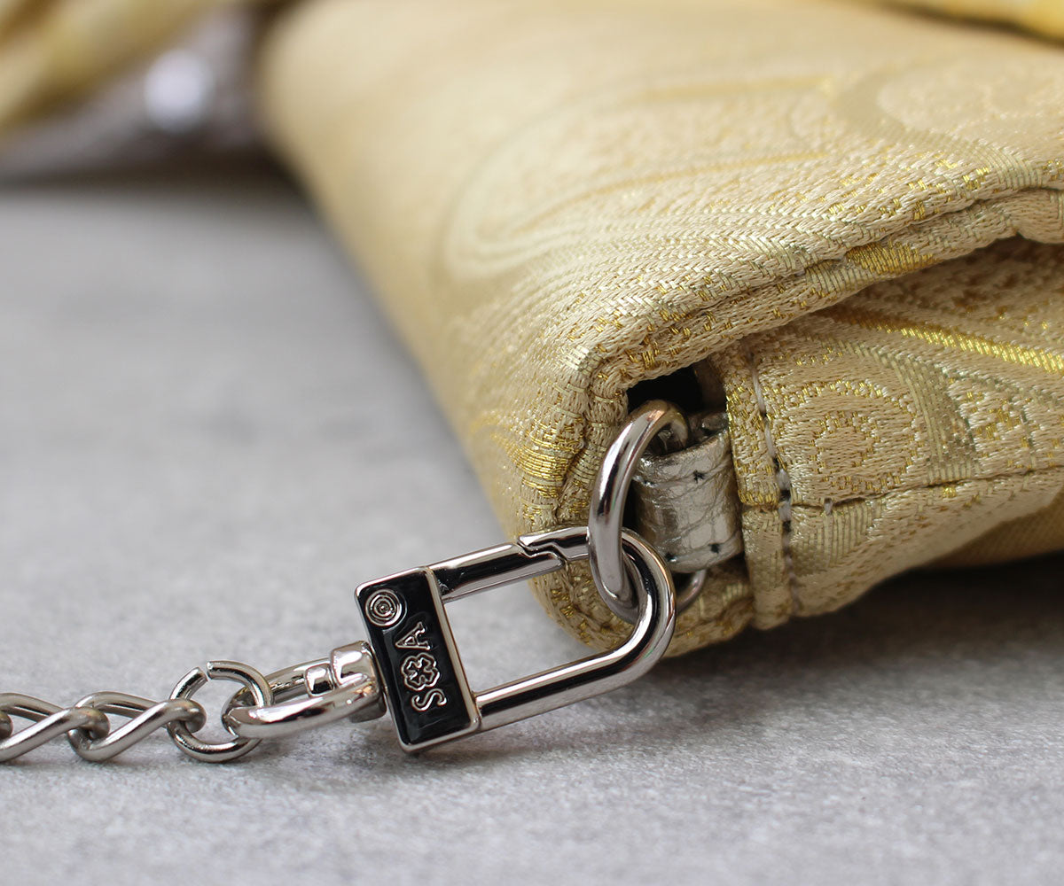 Nishijin-ori Draped 4-Way Bag 1890