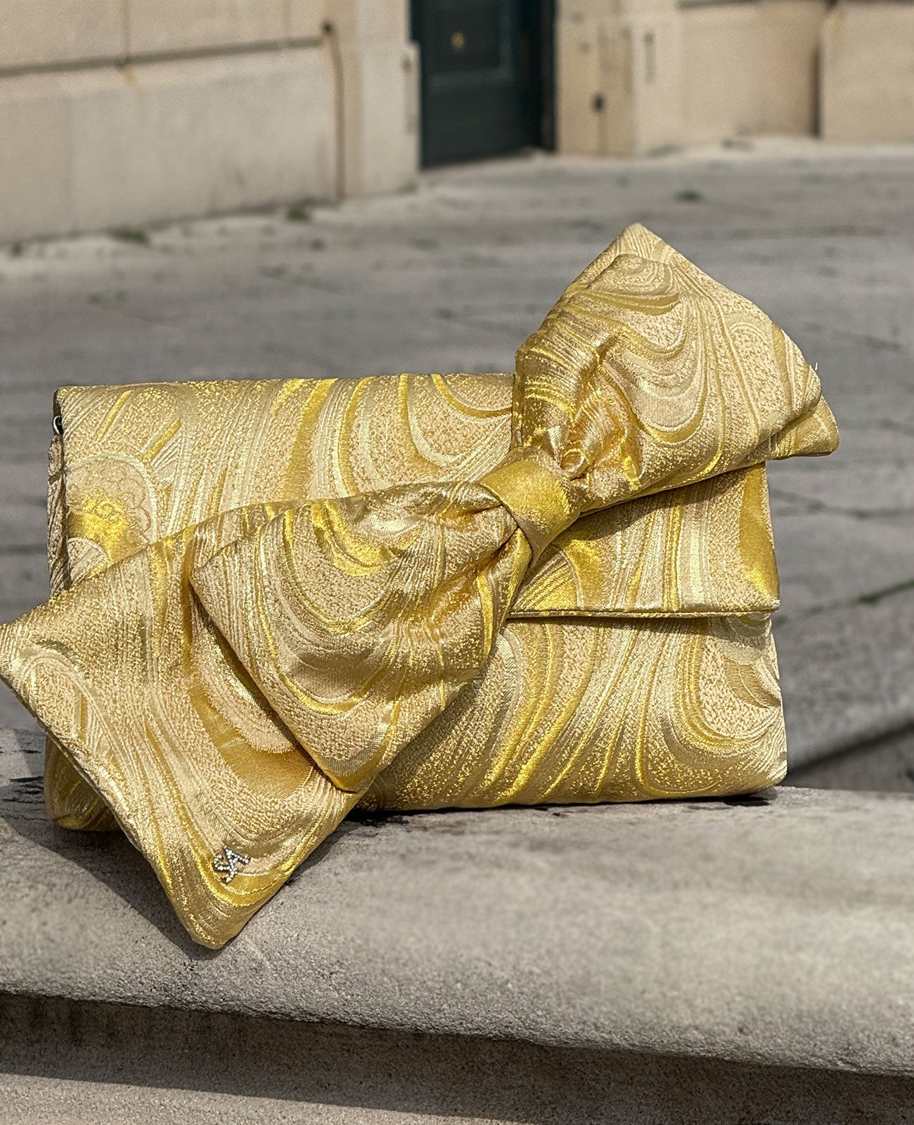 Nishijin-ori Draped 4-Way Bag 1890
