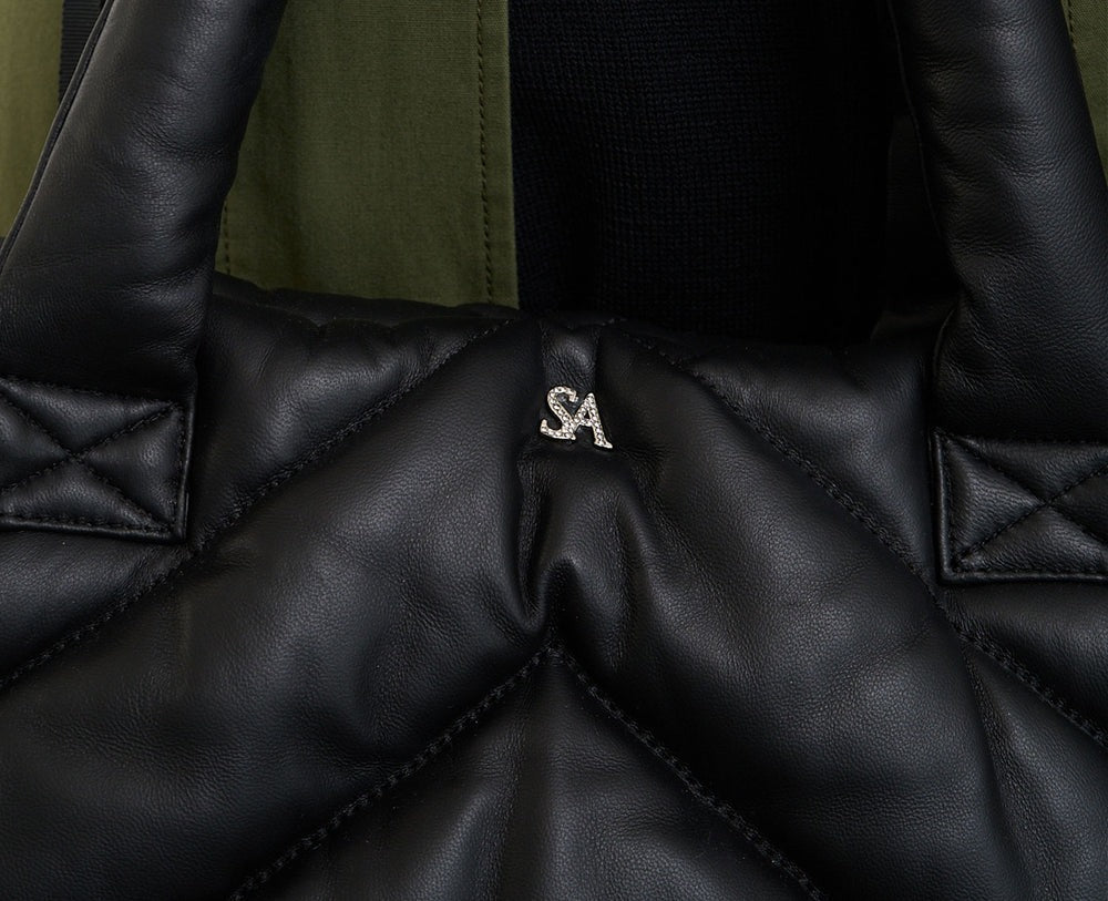 SA Logo Quilted Tote Sheepskin 1952