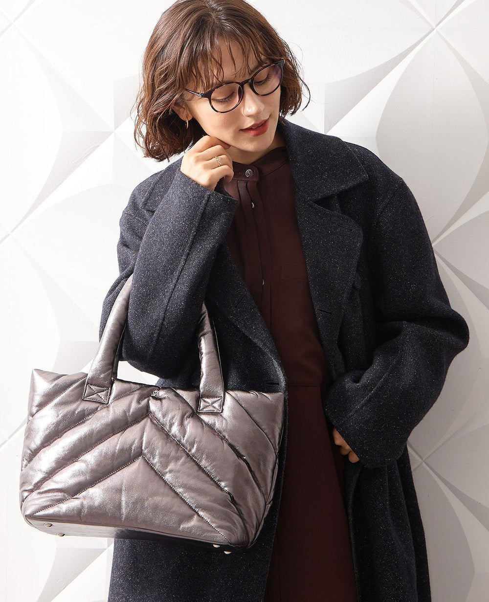 SA Logo Quilted Tote Sheepskin 1952