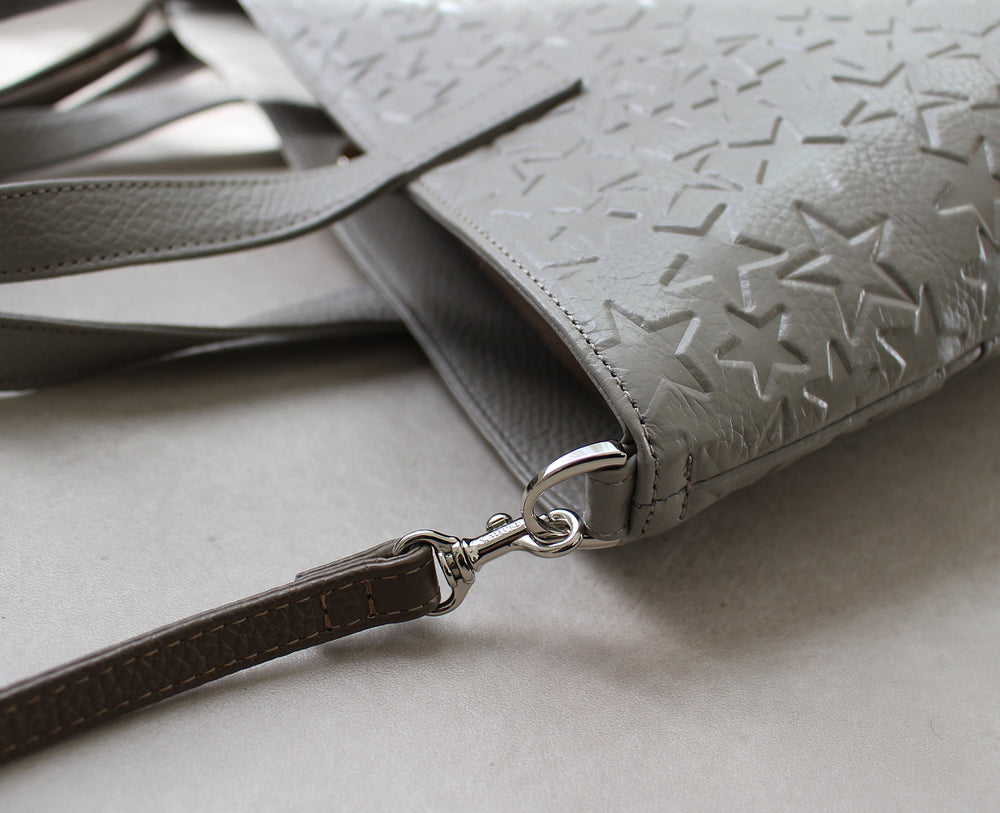 Jaguzi Tote Bag S – Star-Embossed Leather Version 1608-st