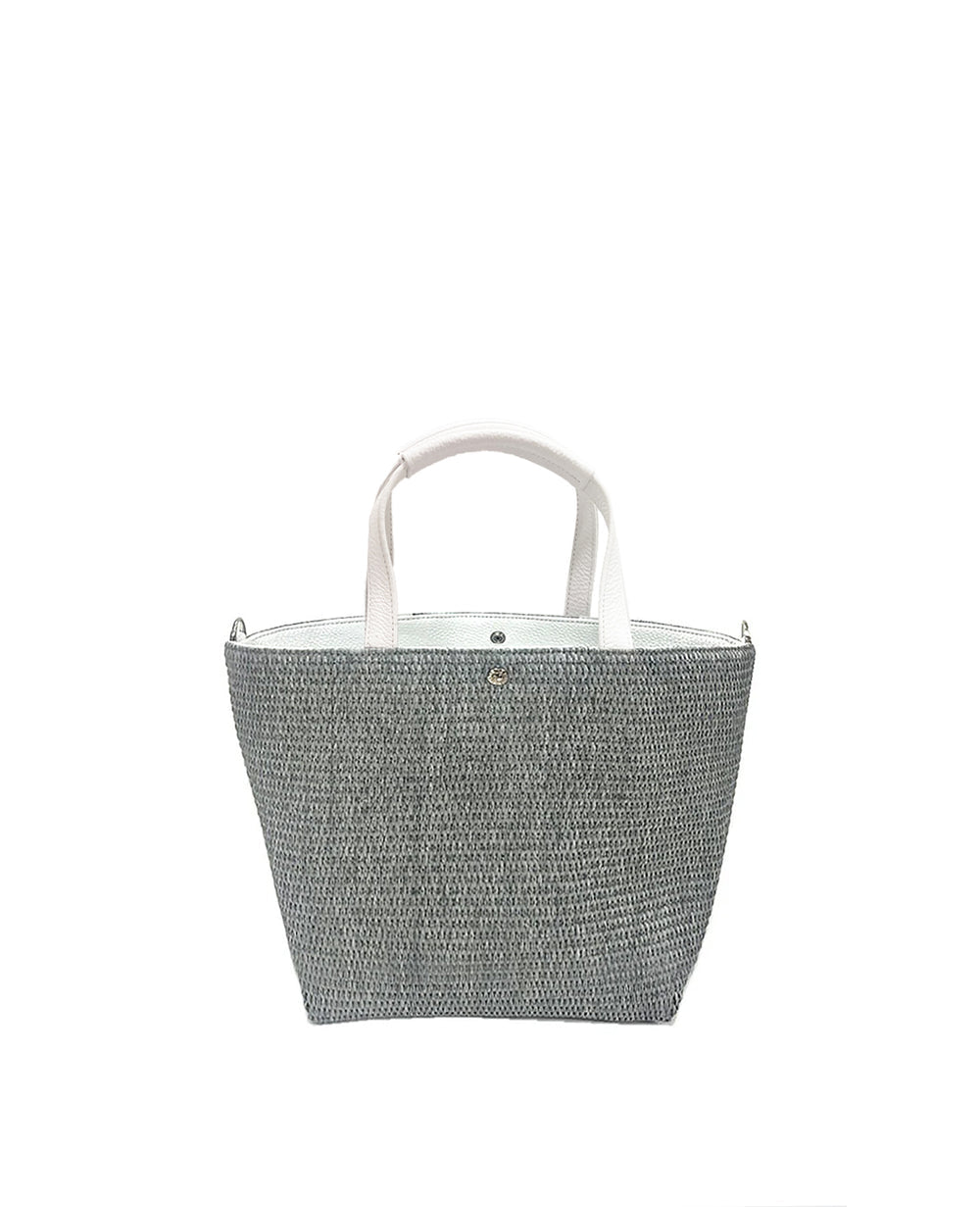 Sac de Promenade Raffia-Style Woven Mini Bag S(Size, with D-Rings) 1988