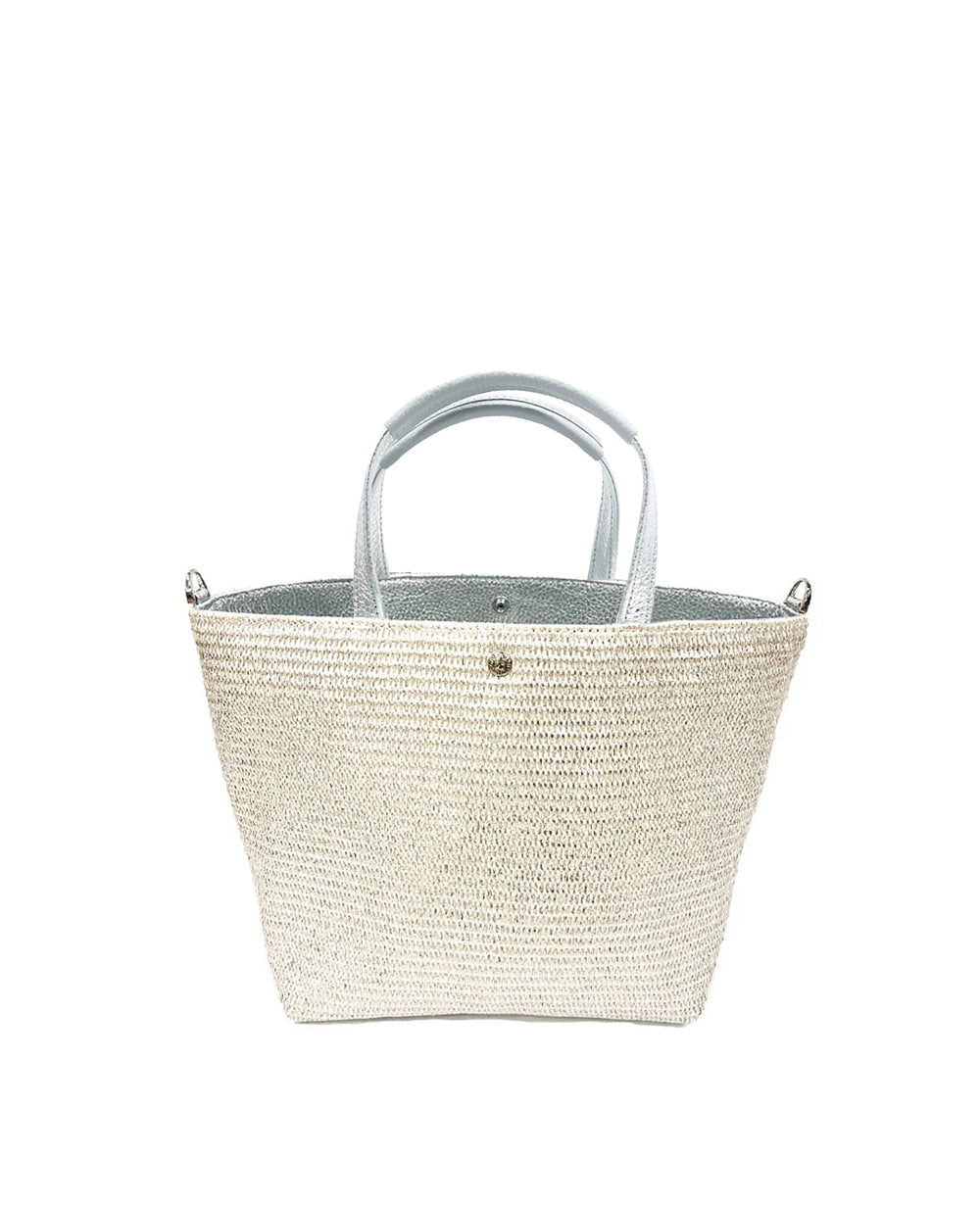 Sac de Promenade Raffia-Style Woven Tote Bag M (with D-Ring) 1989