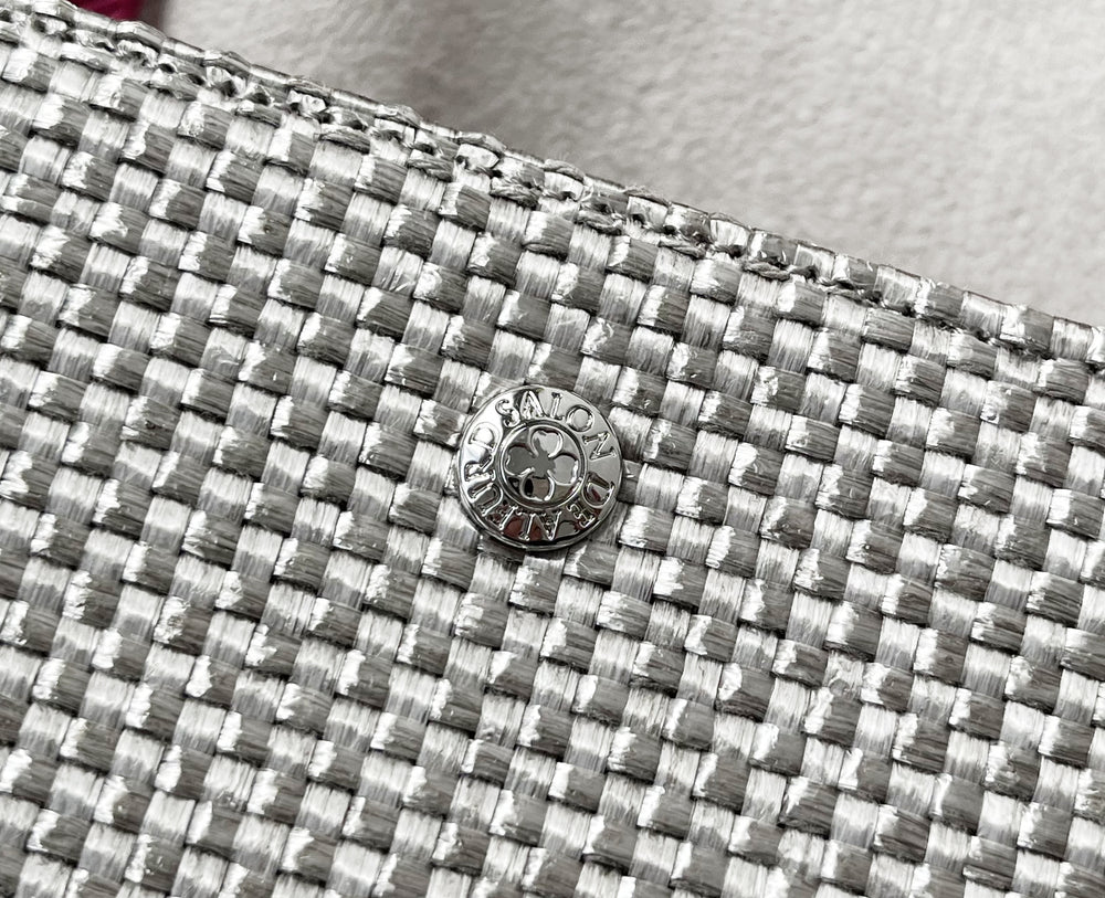 Sac de Promenade Raffia-Style Woven Tote Bag M (with D-Ring) 1989