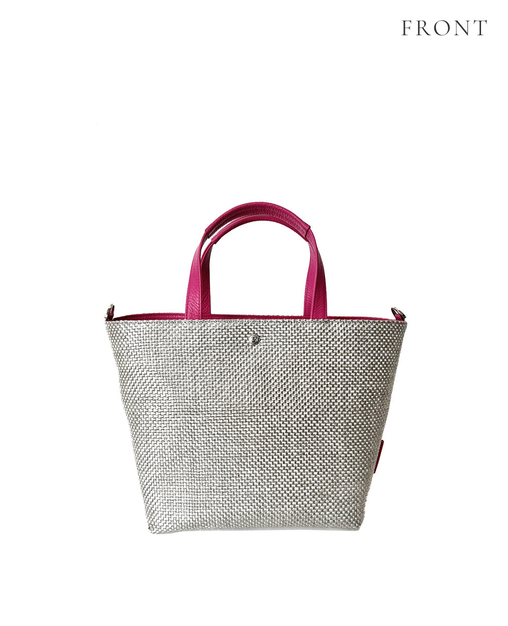 Sac de Promenade Raffia-Style Woven Tote Bag M (with D-Ring) 1989