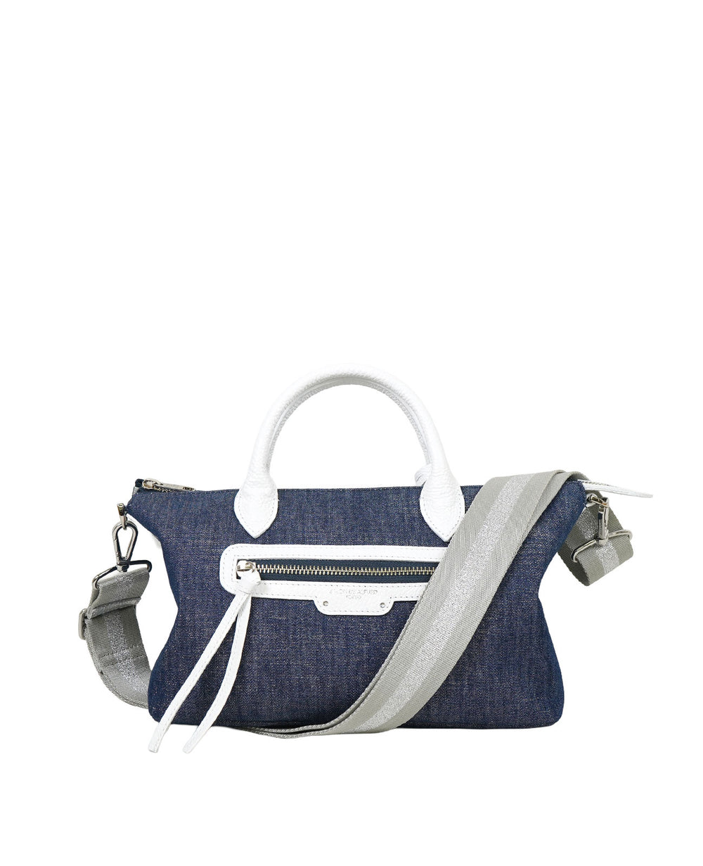 GAIEN East-West 2-Way Shoulder Bag (M Size) – Denim Version 1990-de