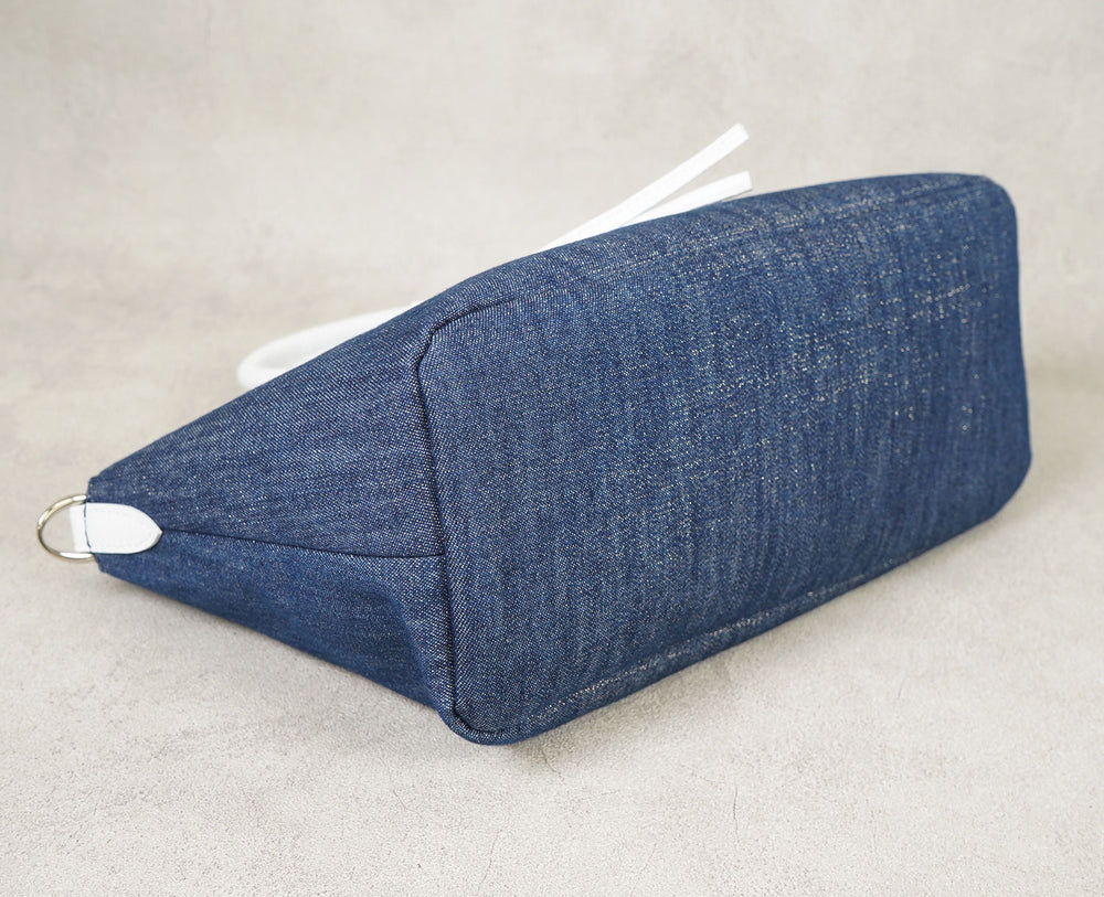 GAIEN East-West 2-Way Shoulder Bag (M Size) – Denim Version 1990-de
