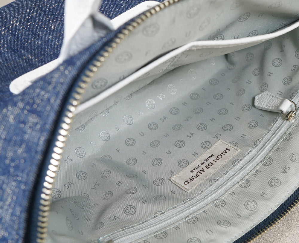 GAIEN East-West 2-Way Shoulder Bag (M Size) – Denim Version 1990-de