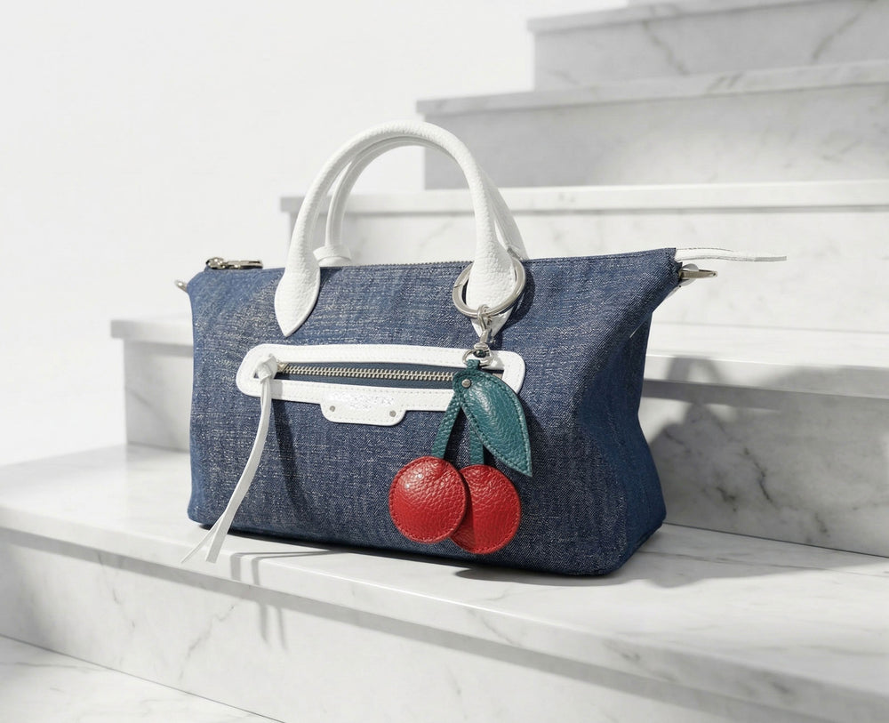 GAIEN East-West 2-Way Shoulder Bag (M Size) – Denim Version 1990-de