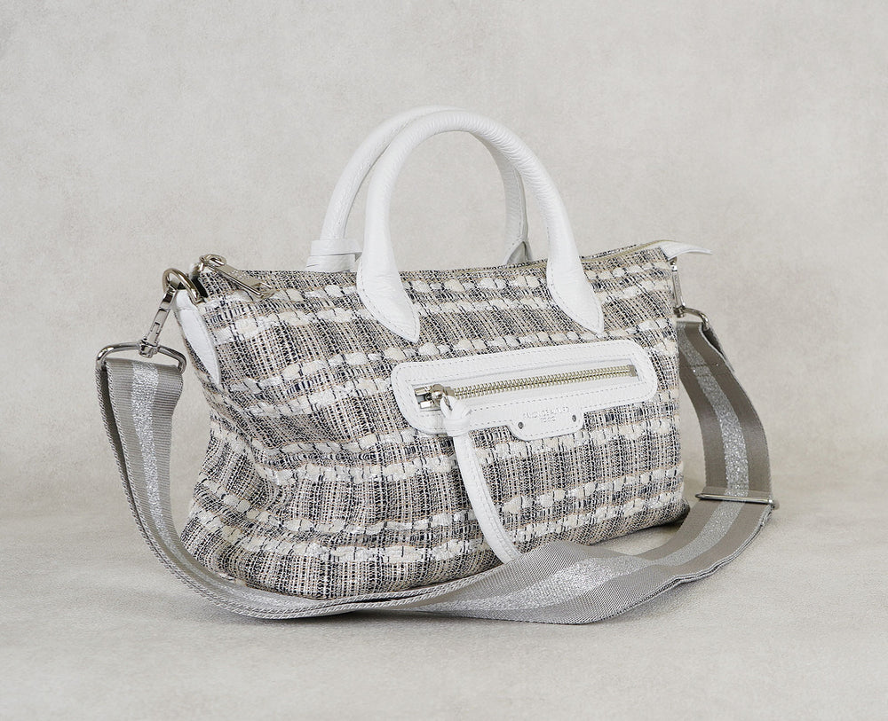 GAIEN East-West 2-Way Shoulder Bag (M Size) – Tweed Version 1990-tw