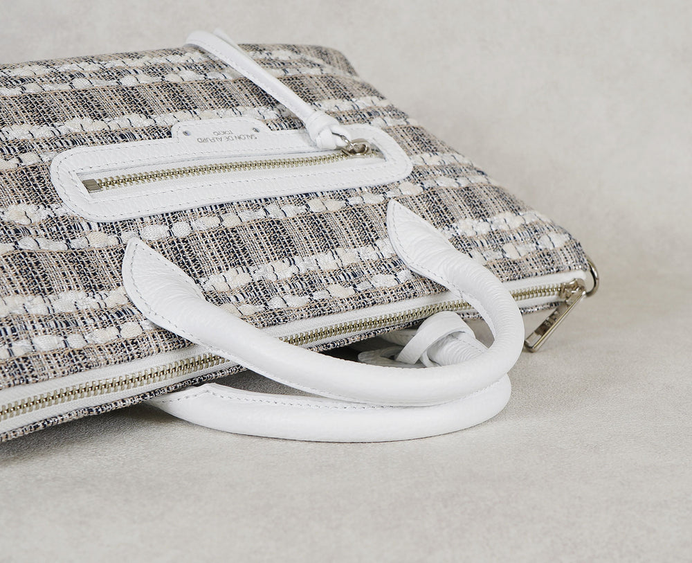 GAIEN East-West 2-Way Shoulder Bag (M Size) – Tweed Version 1990-tw