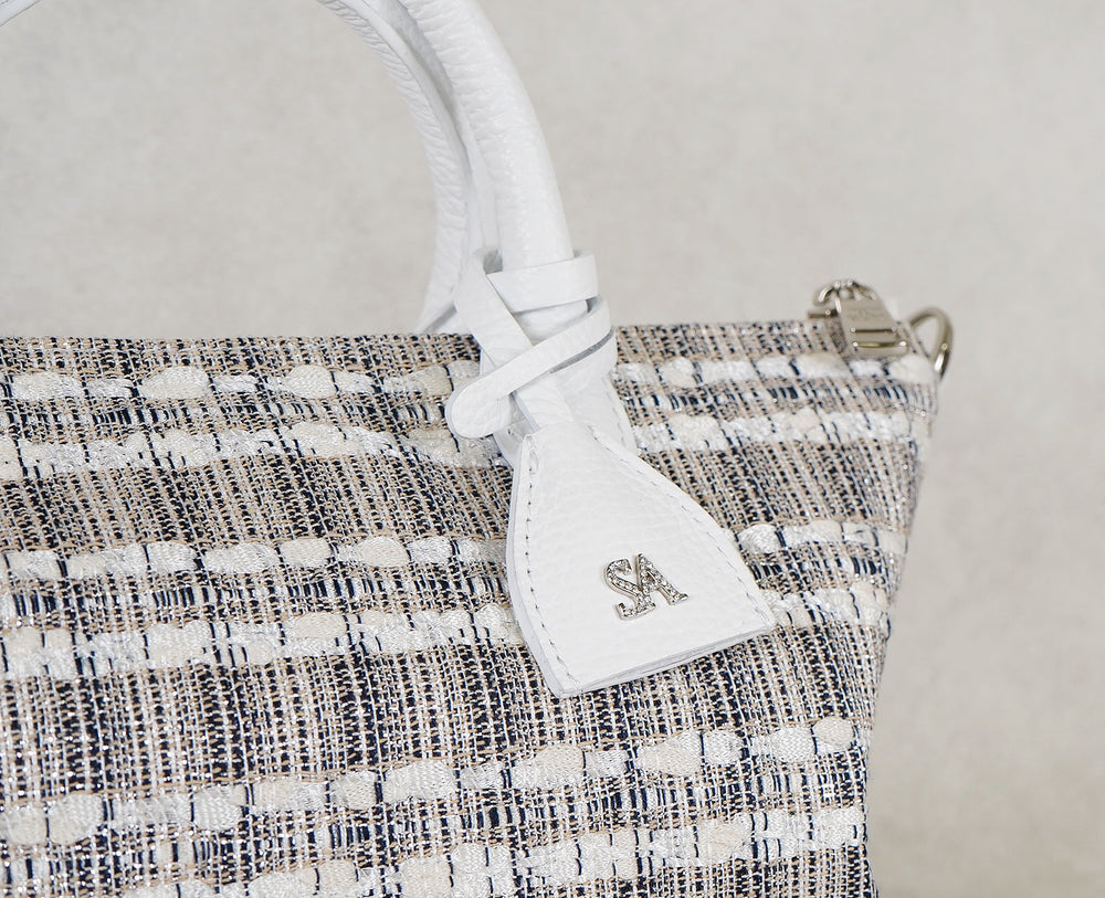 GAIEN East-West 2-Way Shoulder Bag (M Size) – Tweed Version 1990-tw