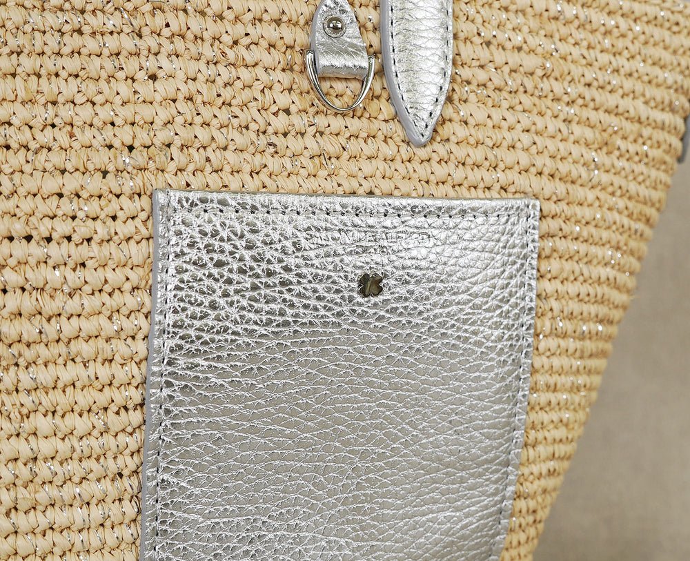Madagascar Raffia Basket Tote Bag (S Size) 1997