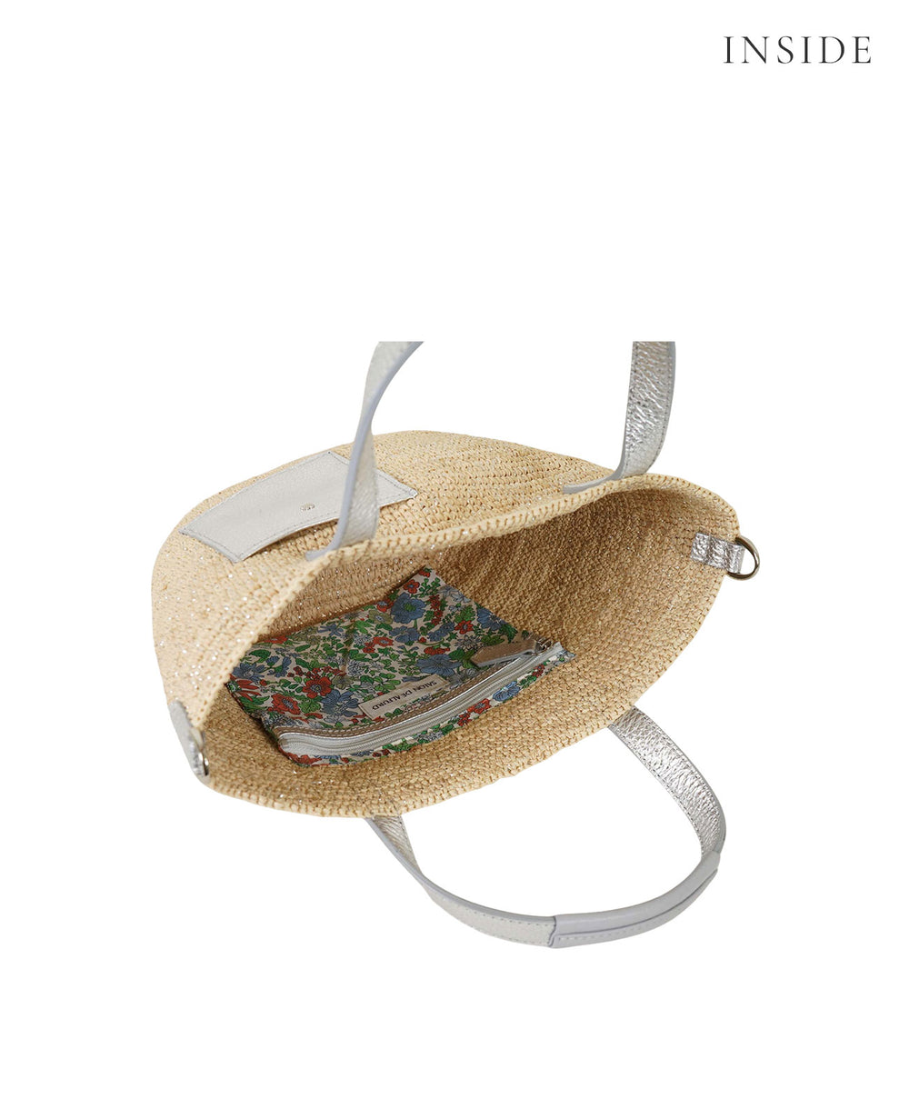 Madagascar Raffia Basket Tote Bag (S Size) 1997