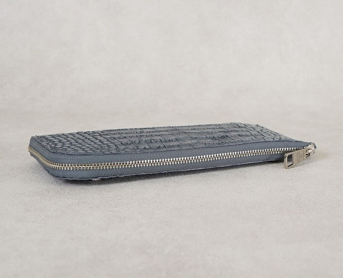 Carry L-Zip Long Wallet – Glitter Croc-Embossed Leather 1978