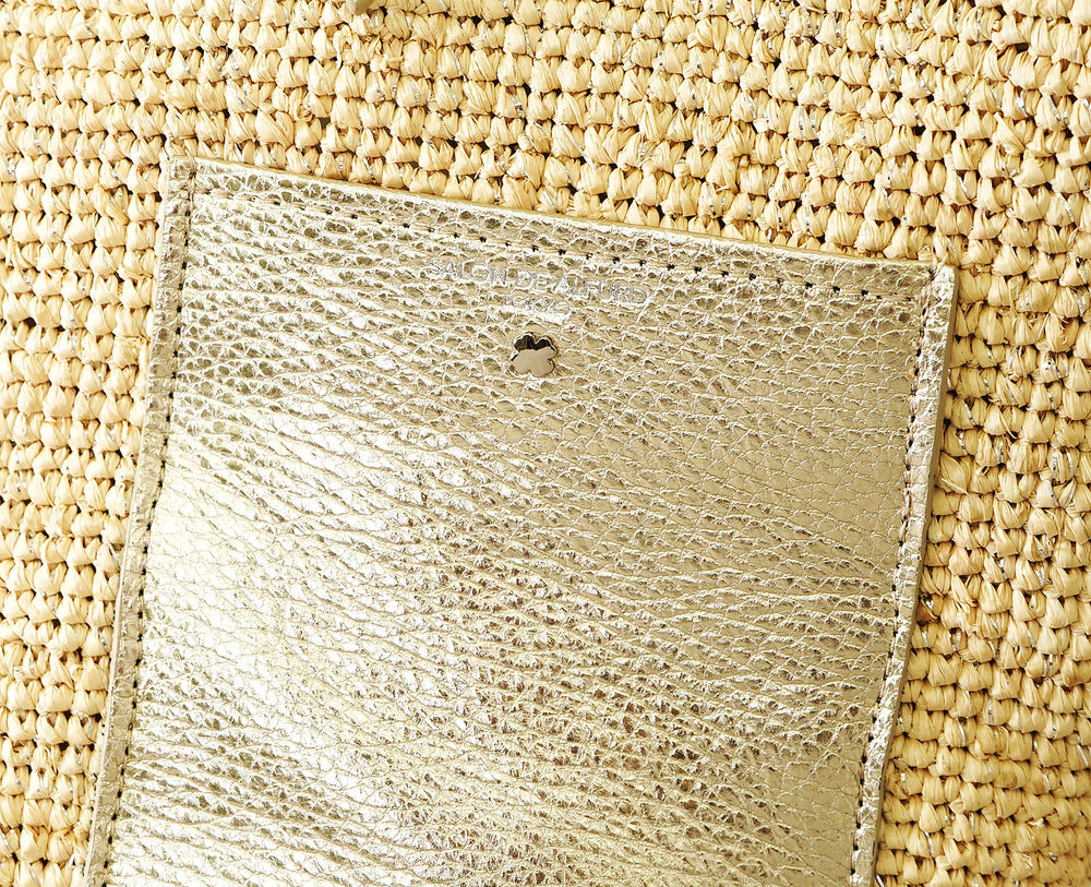 Madagascar Raffia Basket Tote Bag (M Size) 1998